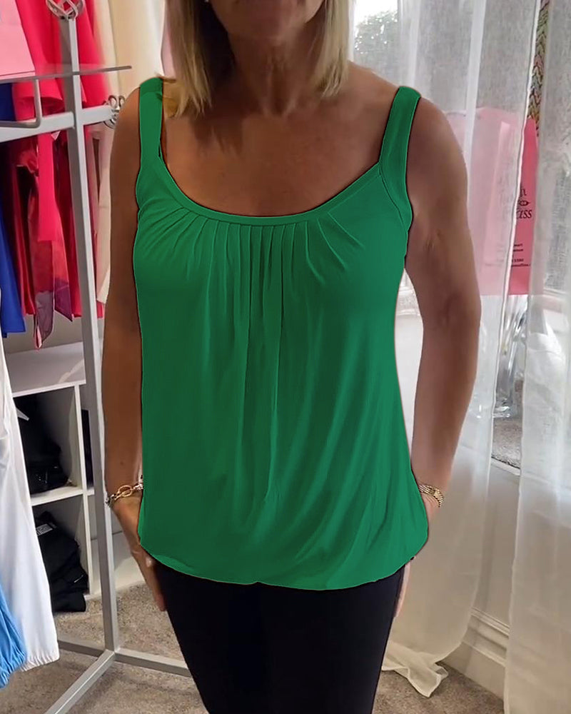 Estelle - Bluzka z plisowanego bawełny