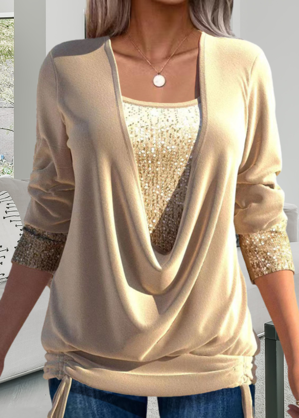 Liora - Elegancki Top w Dwu Częściach