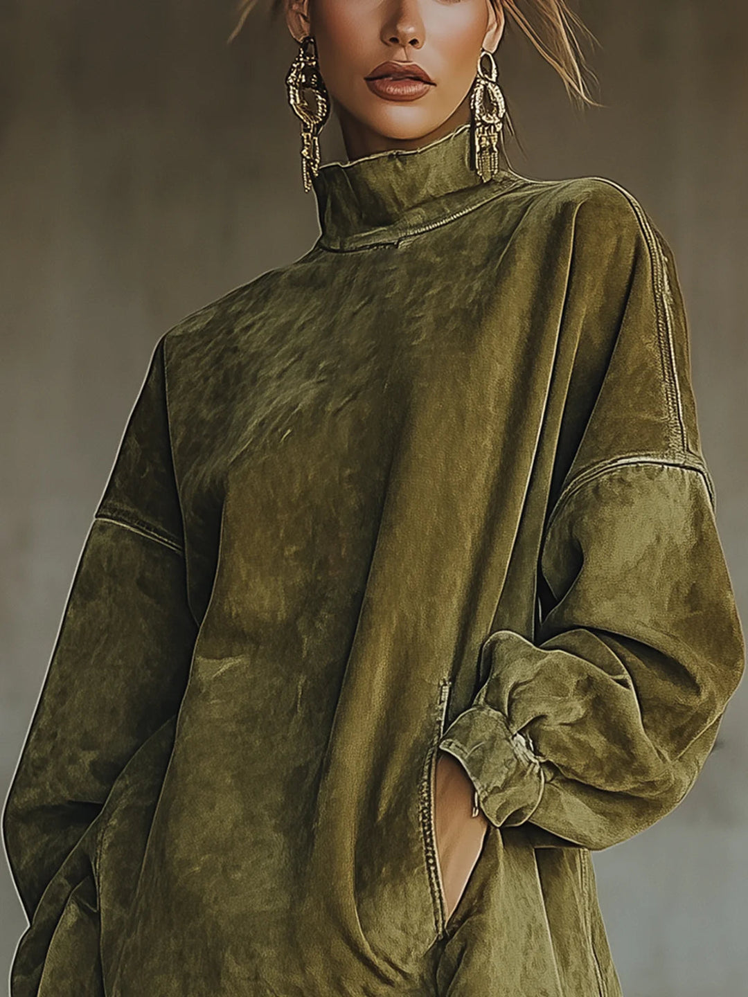 Lenka – Zamszowa mini sukienka
