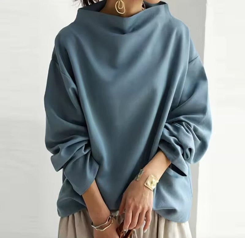 Clara - Elegancka Bluzka z Dekoltem Bateau