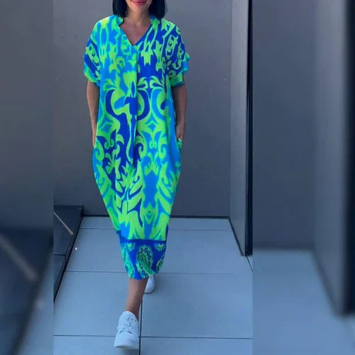 Malwina – Elegancka Sukienka Kwiatowa - Sukienka, Która Sprawi, Że Będziesz Promienieć!