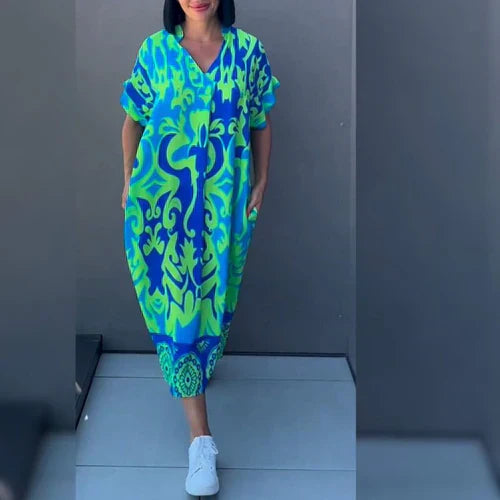 Malwina – Elegancka Sukienka Kwiatowa - Sukienka, Która Sprawi, Że Będziesz Promienieć!